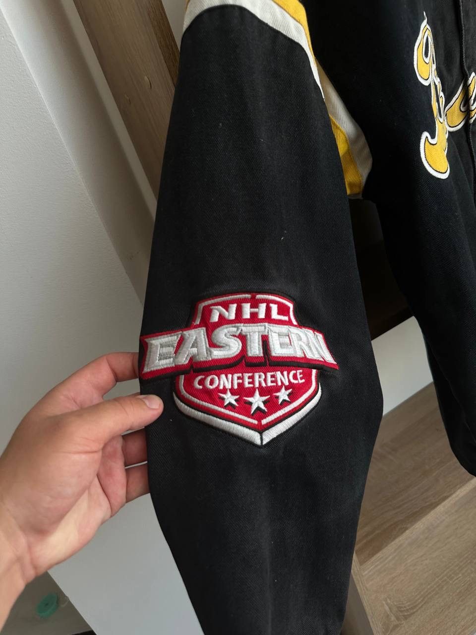 NHL × Vintage Vintage Hockey Delong NHL Boston Bruins Bomber Jacket Size US M / EU 48-50 / 2 - 14 Thumbnail