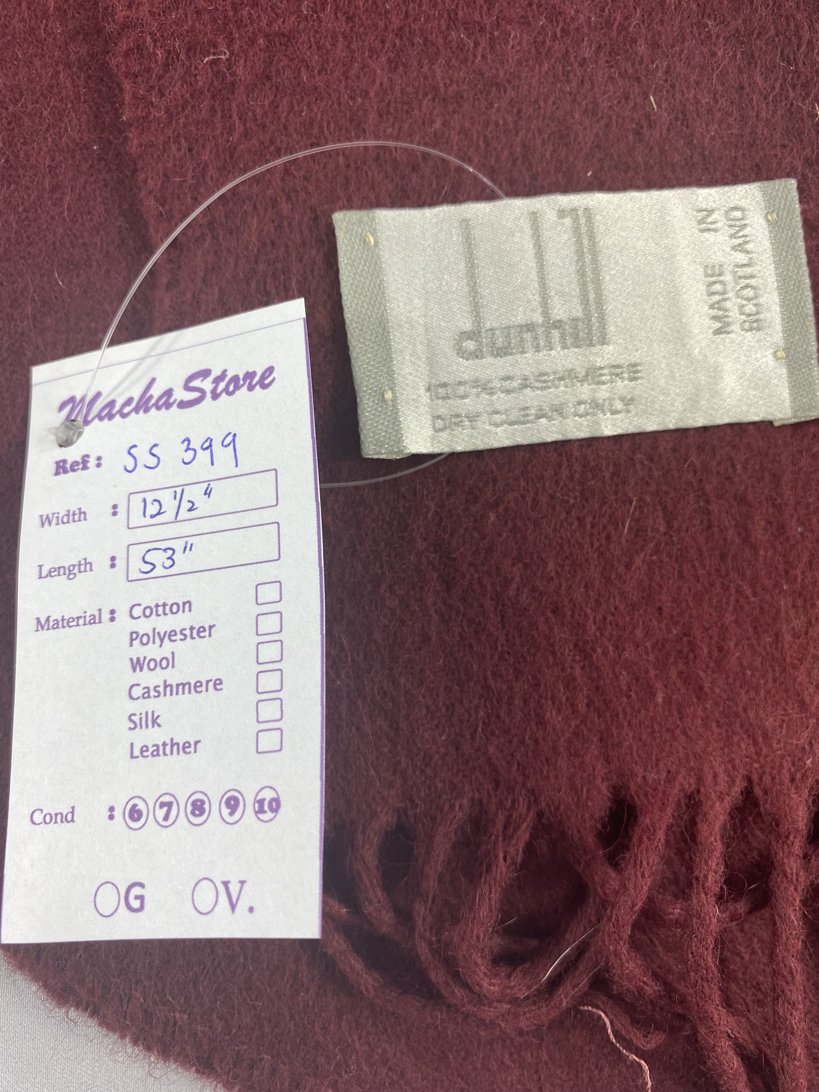 Alfred Dunhill Alfred Dunhill Cashmere Scarf / Muffler / Neckwear Size ONE SIZE - 5 Thumbnail