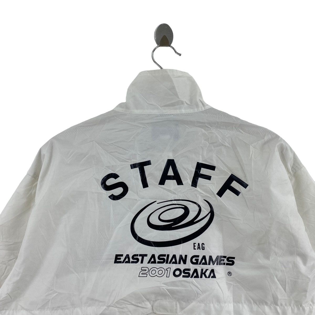 Asics ASICS x EAST ASIAN Games 2001 Osaka Print Staff Windbreaker Size US XL / EU 56 / 4 - 2 Thumbnail