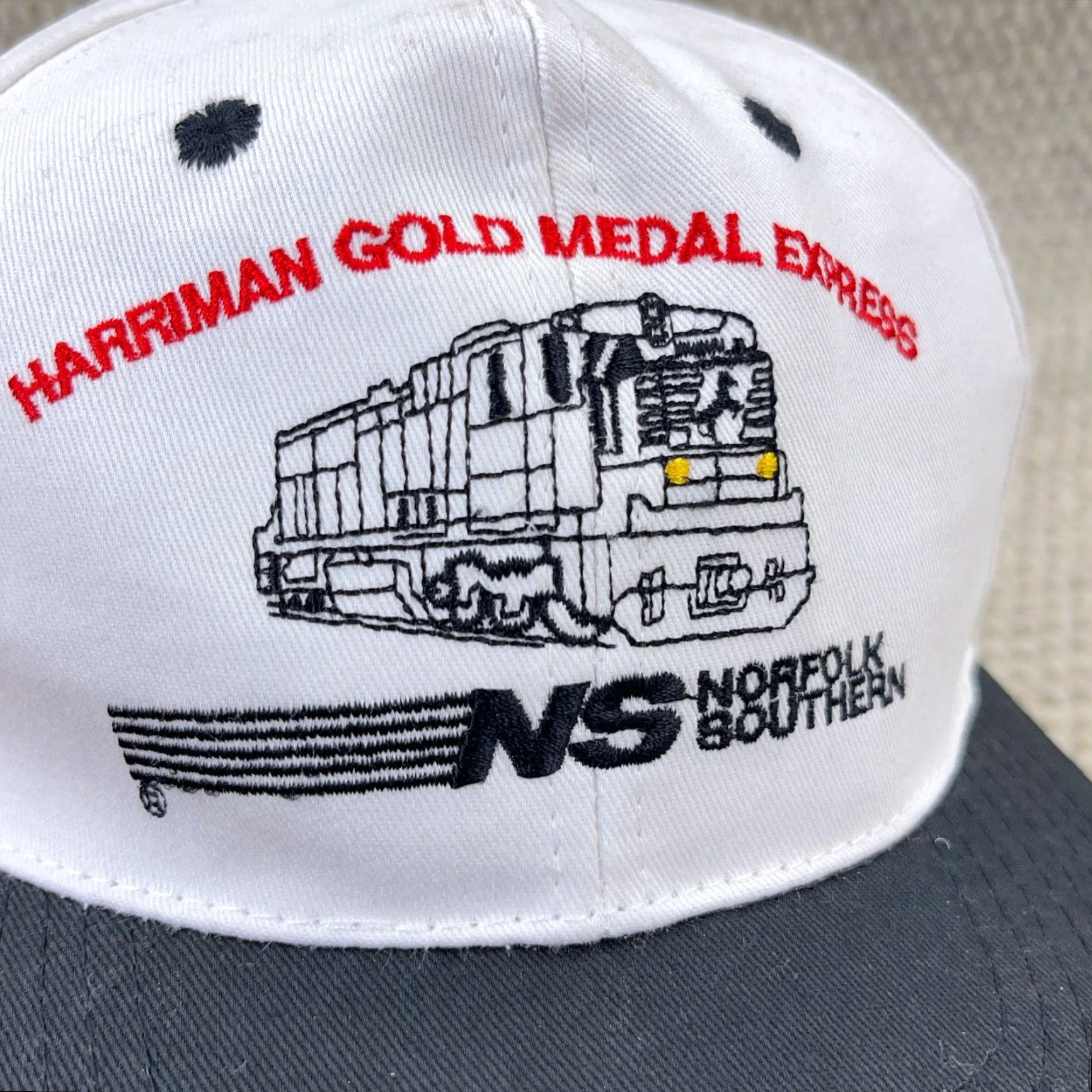 Vintage VINTAGE Trucker Hat Cap Norfolk Southern Railroad Harriman 90s Nike? Size ONE SIZE - 2 Thumbnail
