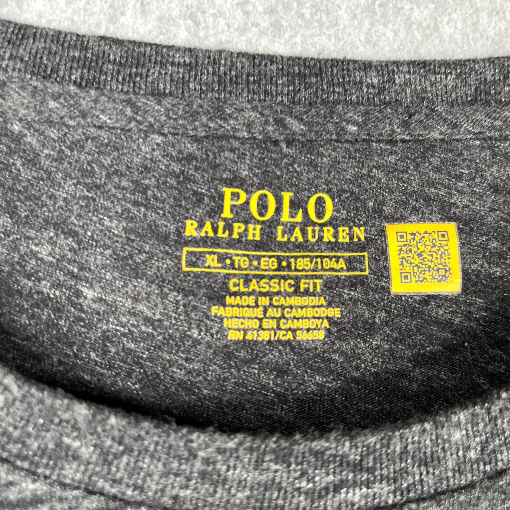 Polo Ralph Lauren Polo Ralph Lauren Long Sleeve Shirt XL Gray Heather Classic Fit Mens Polo Shirt Casual all Seasons 100% Cotton Logo Size US XL / EU 56 / 4 - 4 Thumbnail