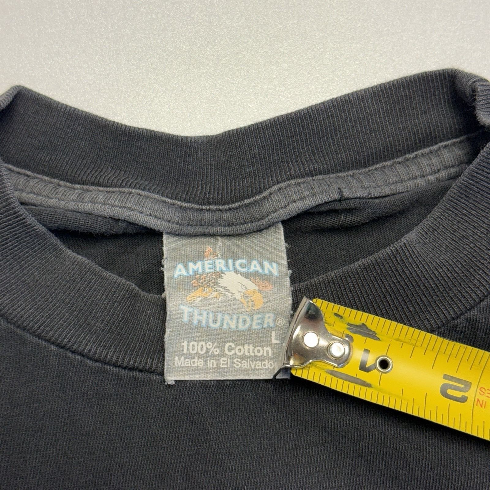 Vintage Vintage American Thunder Nothing to Fear T Shirt Mens Large Size US L / EU 52-54 / 3 - 10 Thumbnail