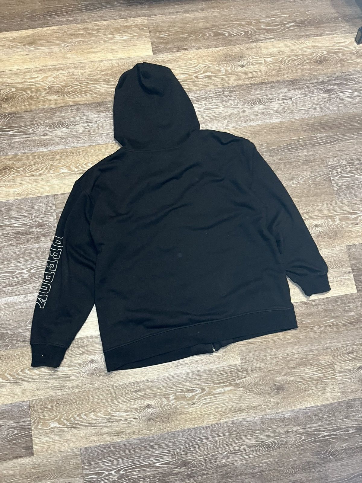 Reebok × Vintage Black & Grey Vintage Reebok Logo Zip Up Side Logo On Arm Size US L / EU 52-54 / 3 - 6 Thumbnail