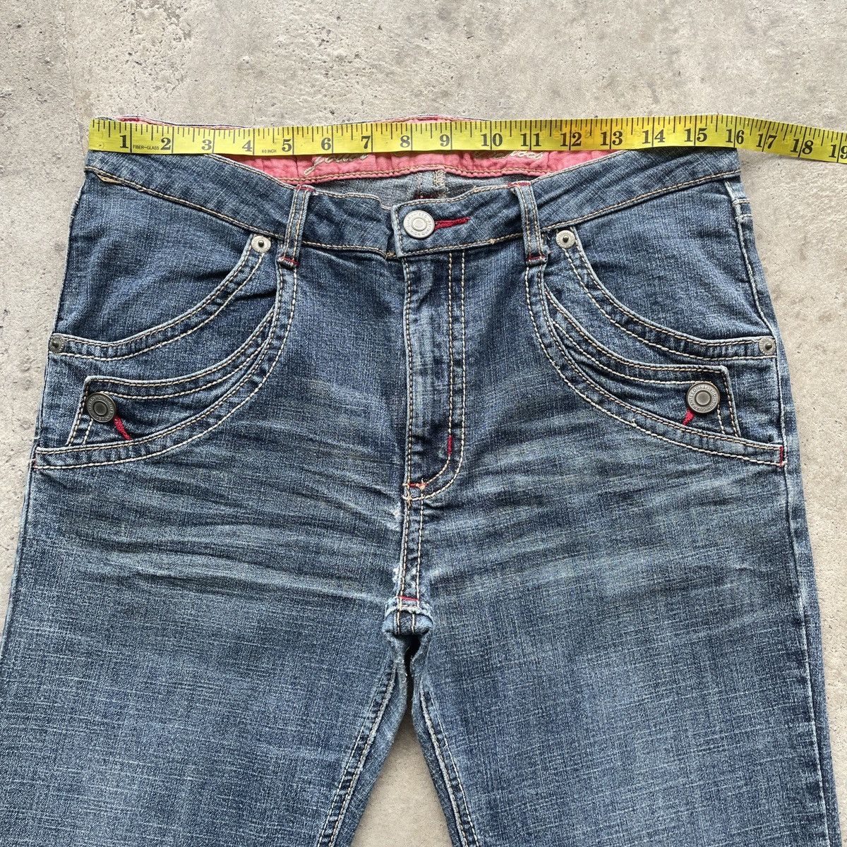 If Six Was Nine W32 Vintage Japan Flare Denim Faded Bootcut Jeans Pants Size US 32 / EU 48 - 6 Thumbnail