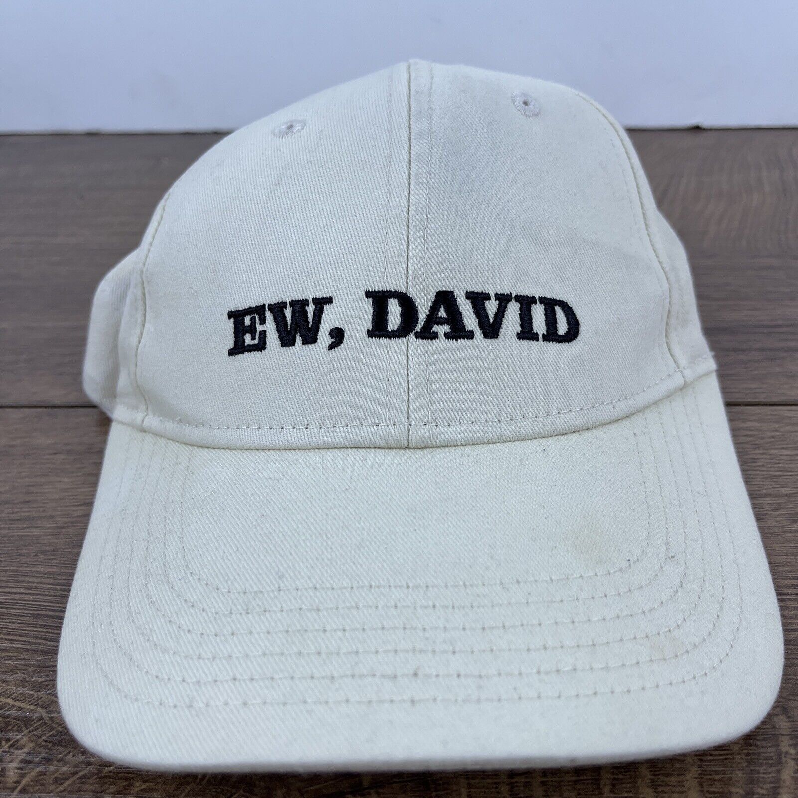 Other Ew, David Hat Schitts Creek Hat White Hat Adjustable White A Size ONE SIZE - 4 Thumbnail