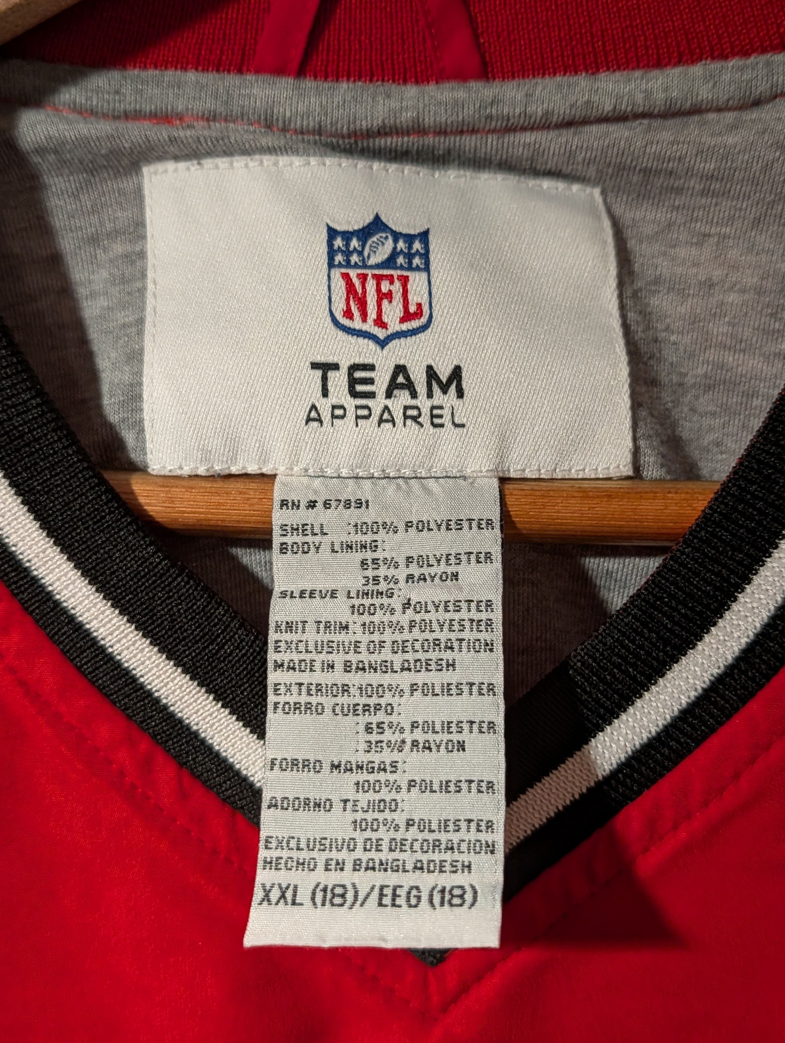 NFL Vintage Y2K Tampa Bay Buccaneers Kids XX-Large Windbreaker Size US XXL / EU 58 / 5 - 3 Thumbnail