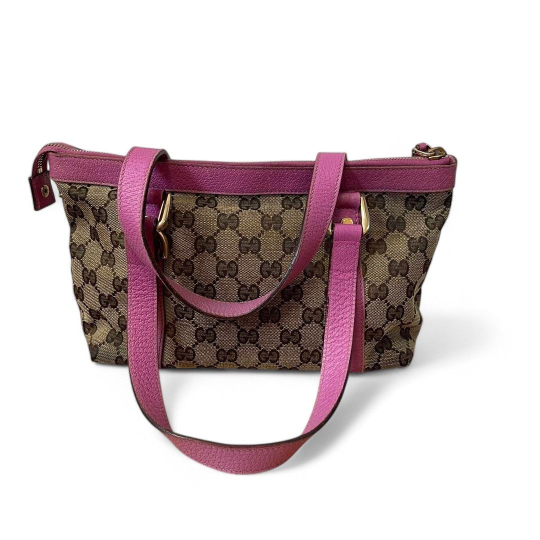 Gucci Gucci - Charm Handbag Mini Monogram Pink Size ONE SIZE - 2 Thumbnail