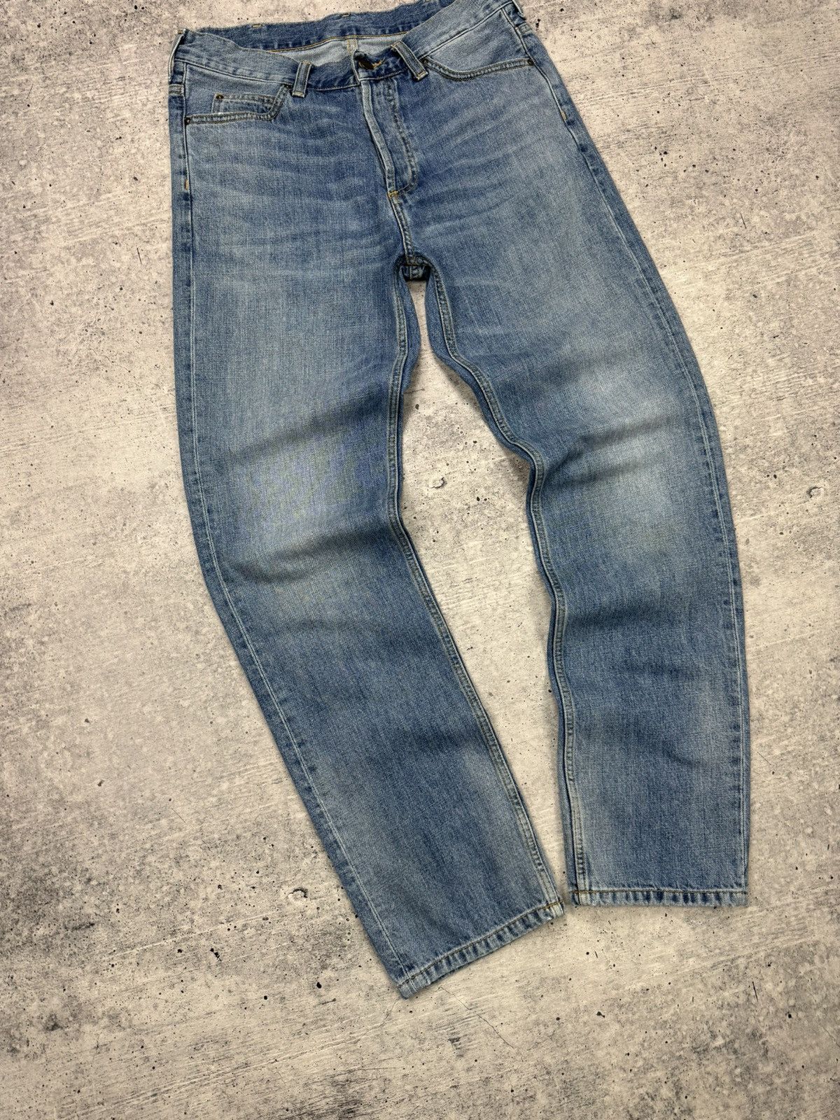 Carhartt Vintage Carhartt WIP Marlow Pant Stonewashed Denim Jeans Size US 29 - 3 Thumbnail