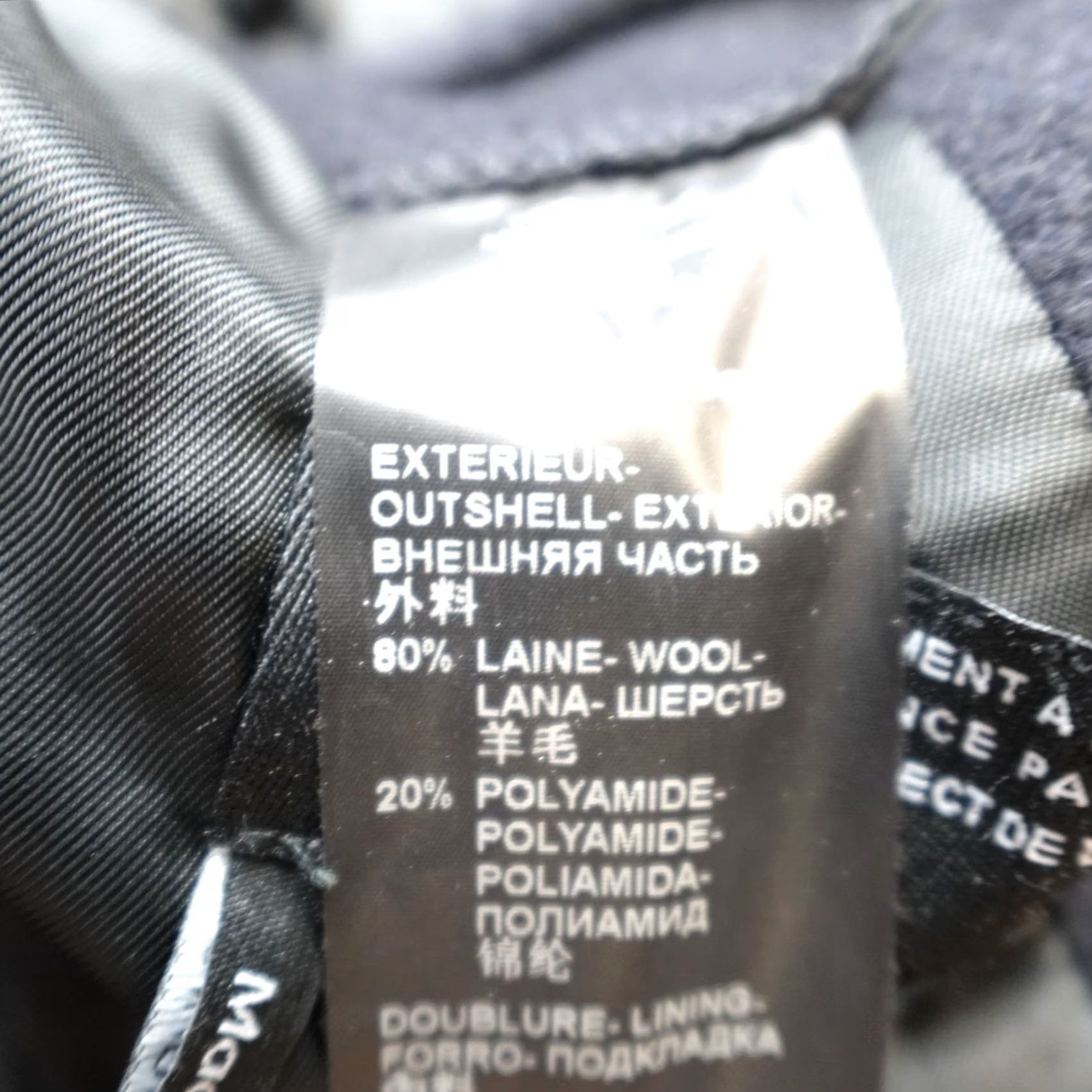 The Kooples The Kooples Coat Pea Blue Wool Blend Double Breasted 38 Wool Navy Trim Mens Jacket Coat Size US XXS / EU 40 - 3 Thumbnail