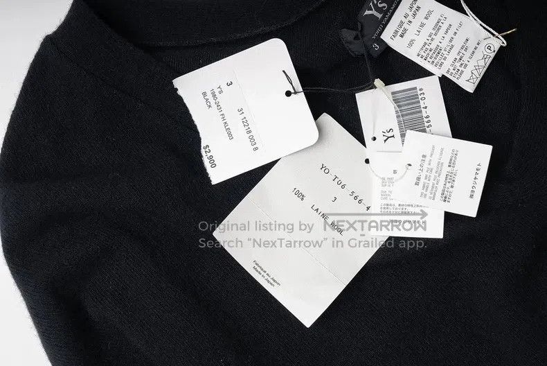 Yohji Yamamoto Yohji Yamamoto All wool long-sleeve sweater Size US L / EU 52-54 / 3 - 7 Thumbnail