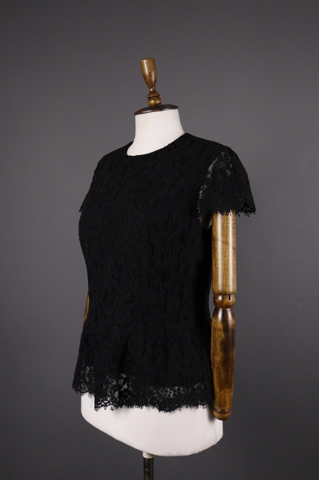 Lauren Ralph Lauren Lauren Ralph Lauren Black Floral Embroidered Shirt Blouse 6 Size M / US 6-8 / IT 42-44 - 5 Thumbnail