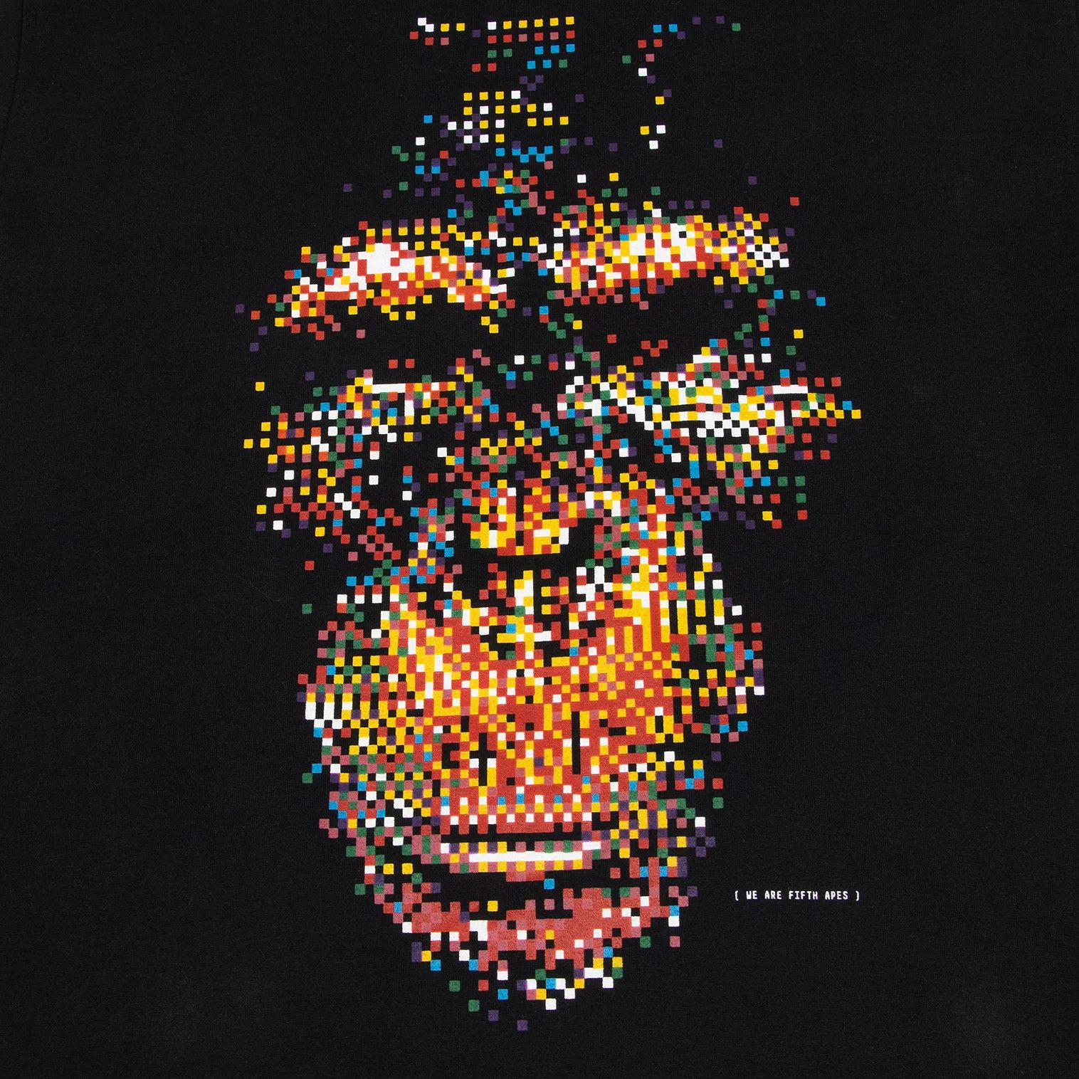 Junya Watanabe Mosaic Print T-Shirt in Black, Size L Size US L / EU 52-54 / 3 - 12 Thumbnail