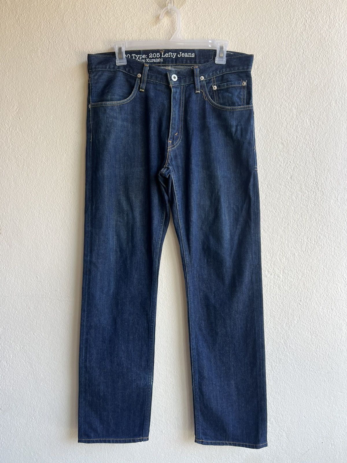 Levi's 2010 Levi’s Takahiro Kuraishi Redline Denim Lefty Jeans Size US 31 - 2 Thumbnail