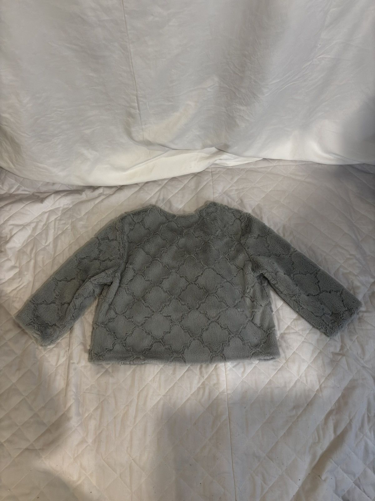 Other Light gray faux fur Jacket.wc777 Size L / US 10 / IT 46 - 9 Thumbnail