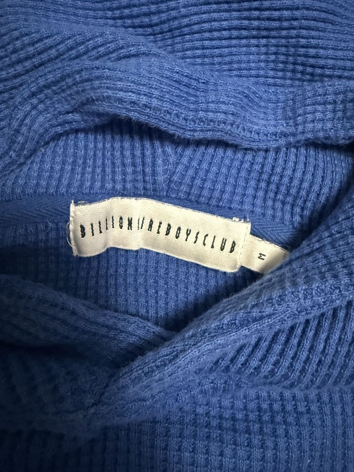 Billionaire Boys Club Billionaire boys club blue thermal sweater Size US M / EU 48-50 / 2 - 4 Thumbnail