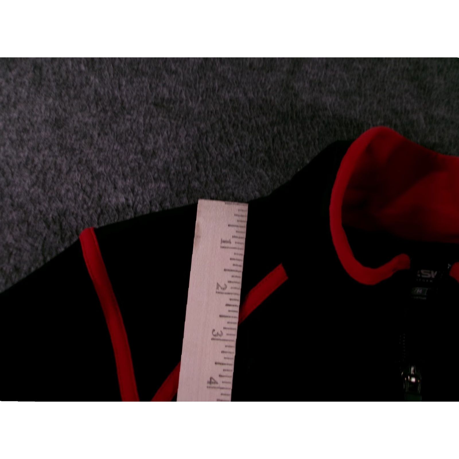 Vintage Xersion Performance Jacket Womens M Black Red Full Zip Track Jacket Active Running & Jogging Slim Fit Moisture Wicking Sports Piping Size M / US 6-8 / IT 42-44 - 4 Thumbnail