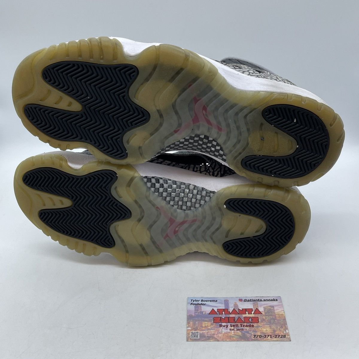 Jordan Brand Air Jordan 11 low black cement Size US 10.5 / EU 43-44 - 7 Thumbnail