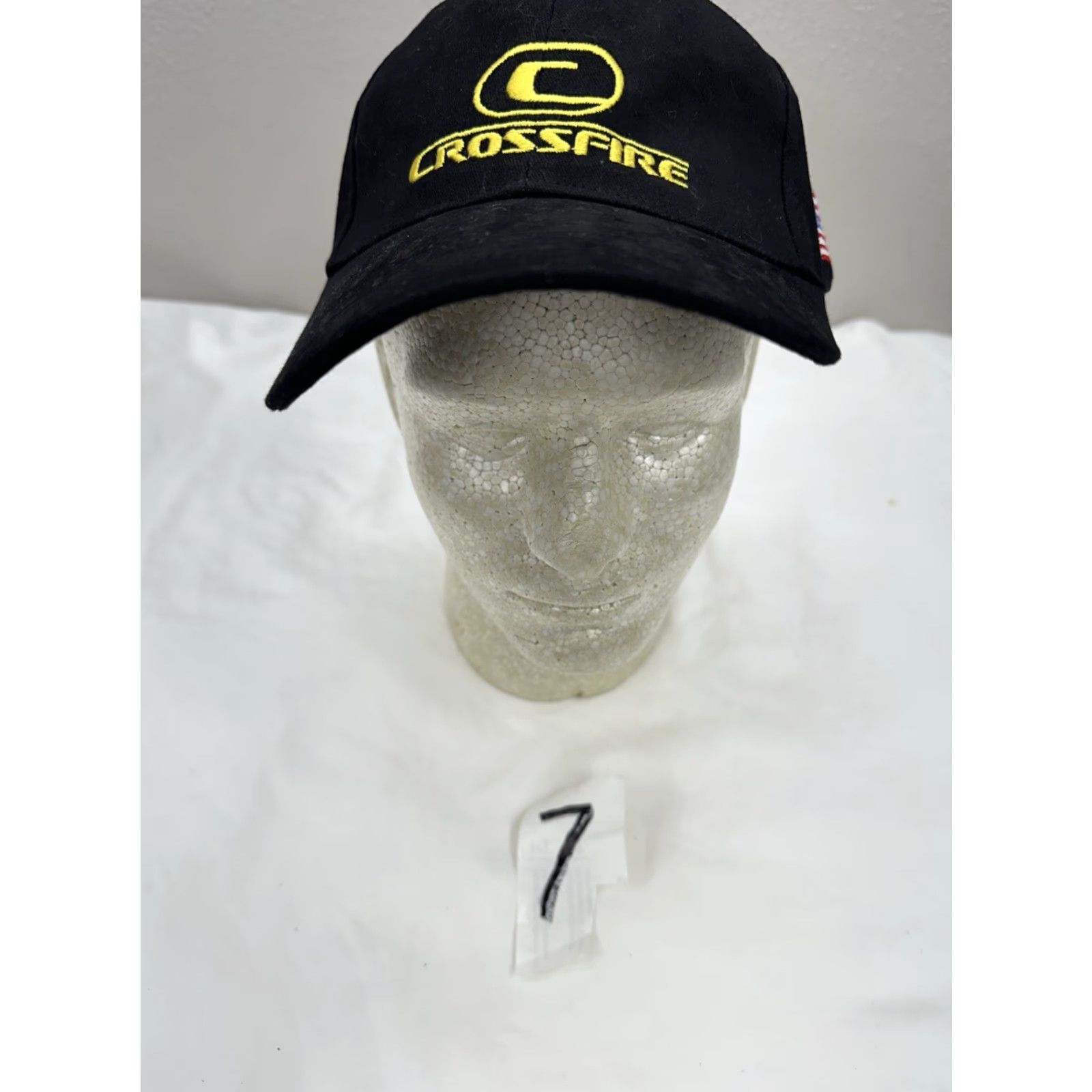 Vintage Imprint City Baseball Hat Black Crossfire Embroidered Adjustable Cap Mens 90s Outdoor Sports Size ONE SIZE - 7 Thumbnail