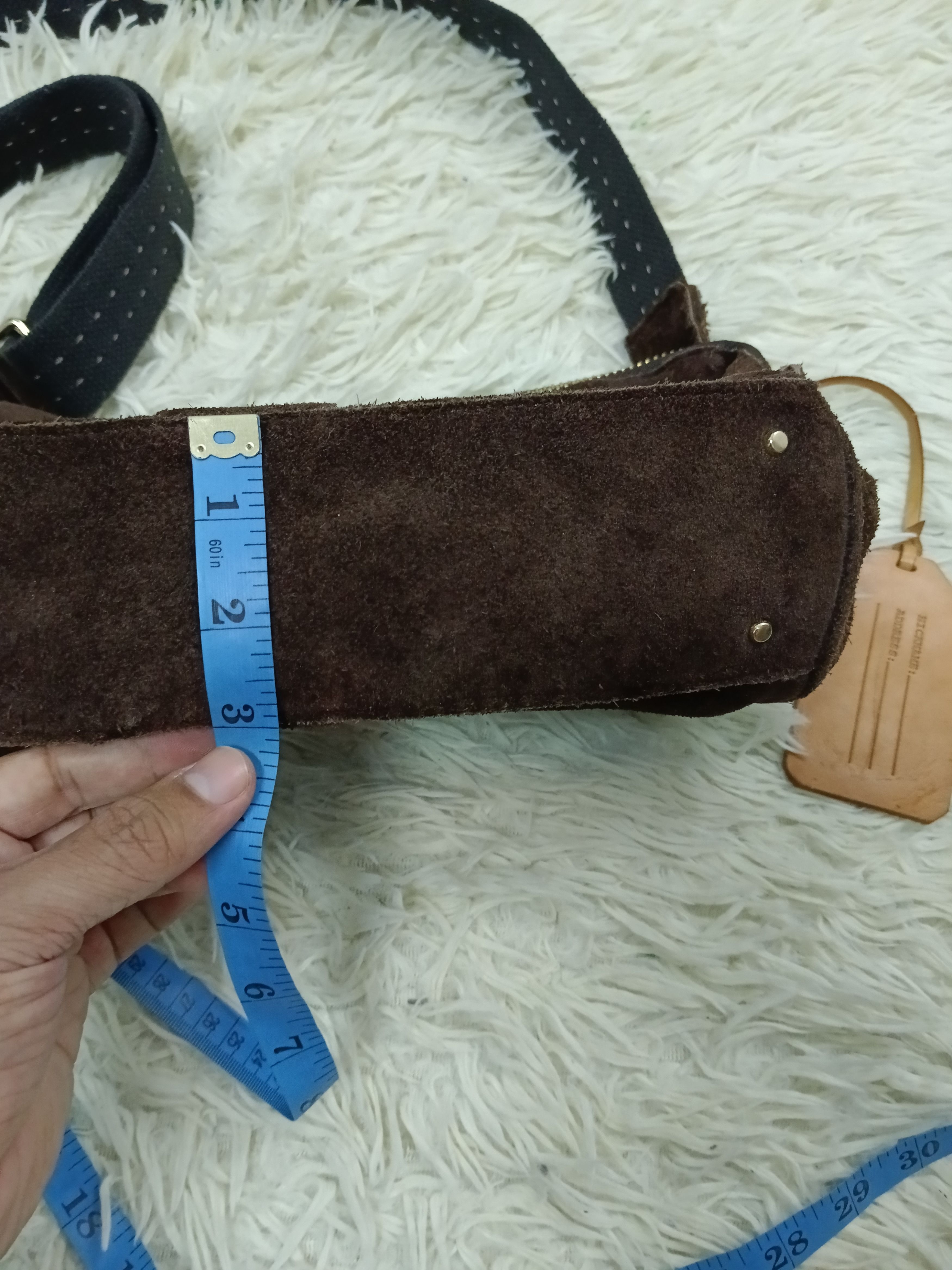 Leather MINITALY SUEDE LEATHER SLING/CROSSBODY Size ONE SIZE - 10 Thumbnail