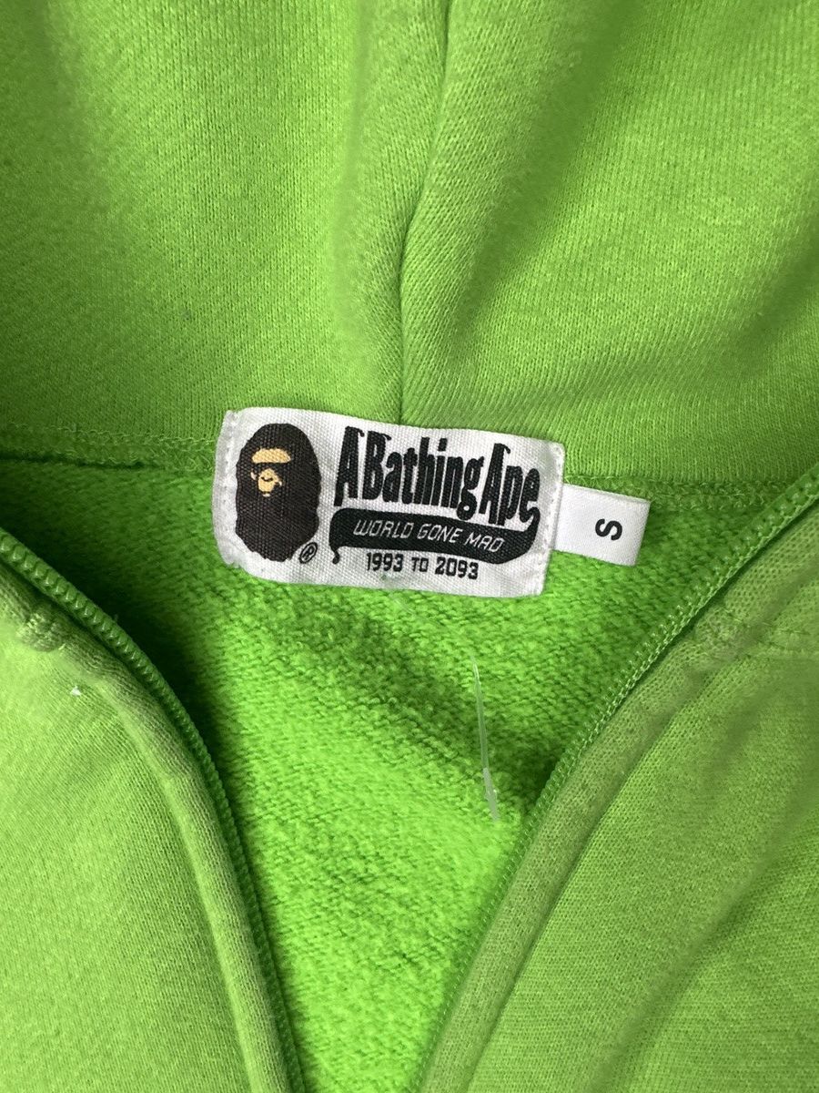 Bape BAPE neon color shark Full zip Hoodie Size US S / EU 44-46 / 1 - 8 Thumbnail