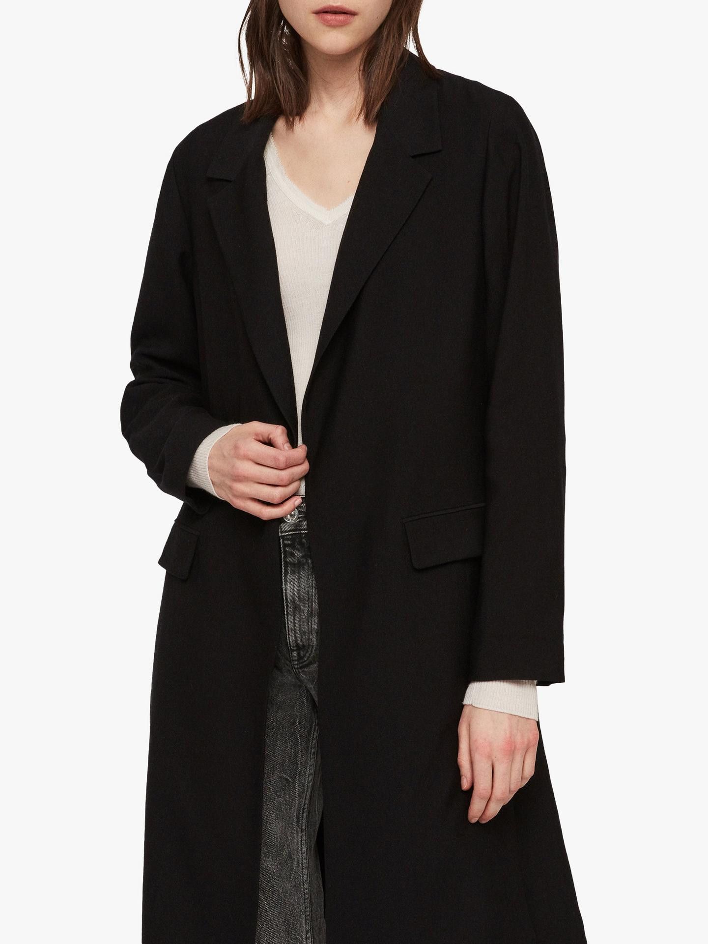 Allsaints 💥 ALLSAINTS ALEIDA DUSTER JACKET Size S / US 4 / IT 40 - 2 Thumbnail