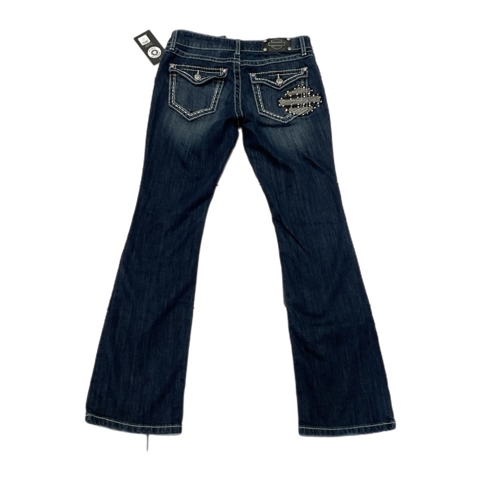 Harley Davidson Vintage Harley Davidson Bootcut Jeans Size 30" / US 8 / IT 44 - 2 Thumbnail