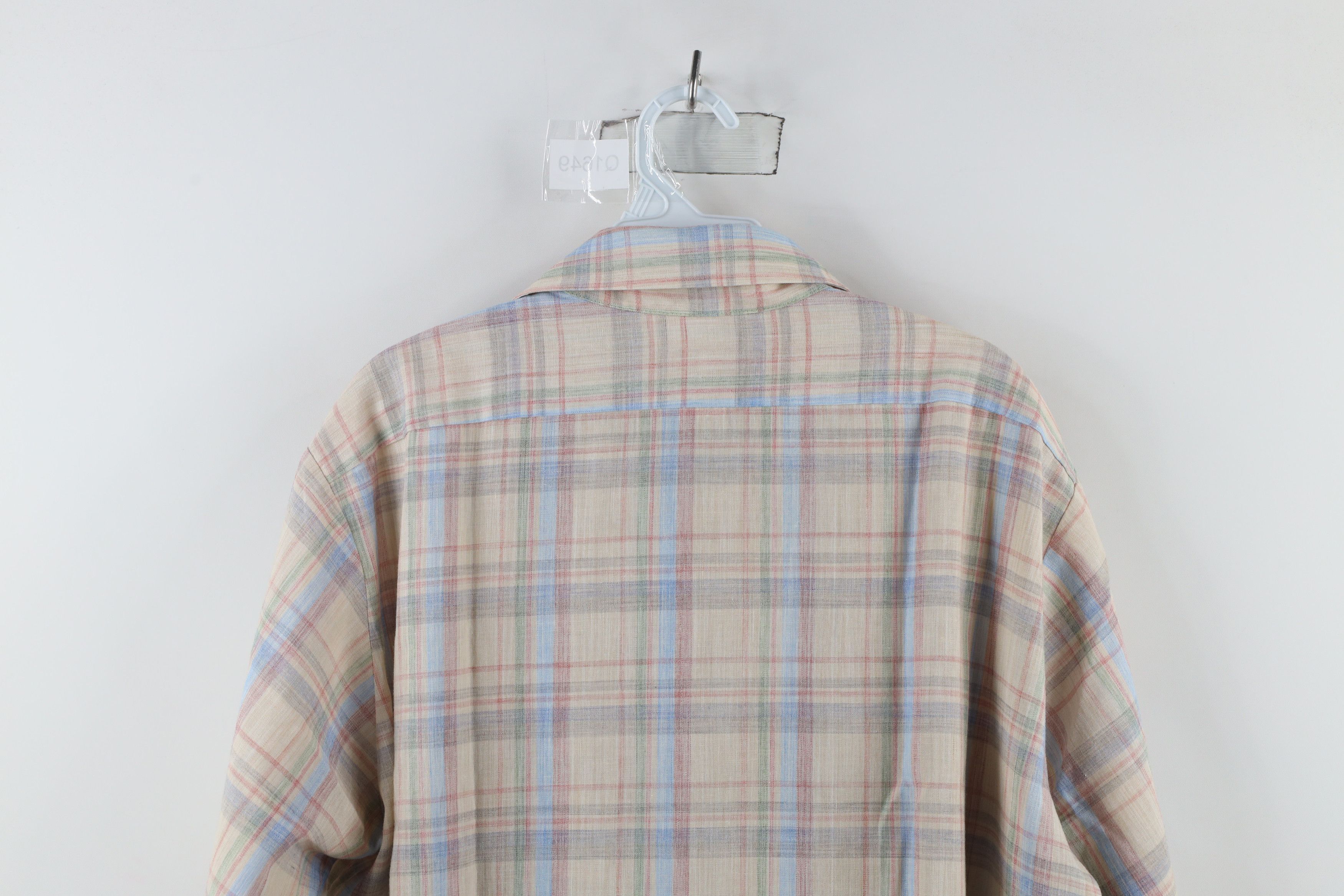 Vintage Vintage 70s Streetwear Short Sleeve Collared Button Shirt Size US L / EU 52-54 / 3 - 9 Thumbnail