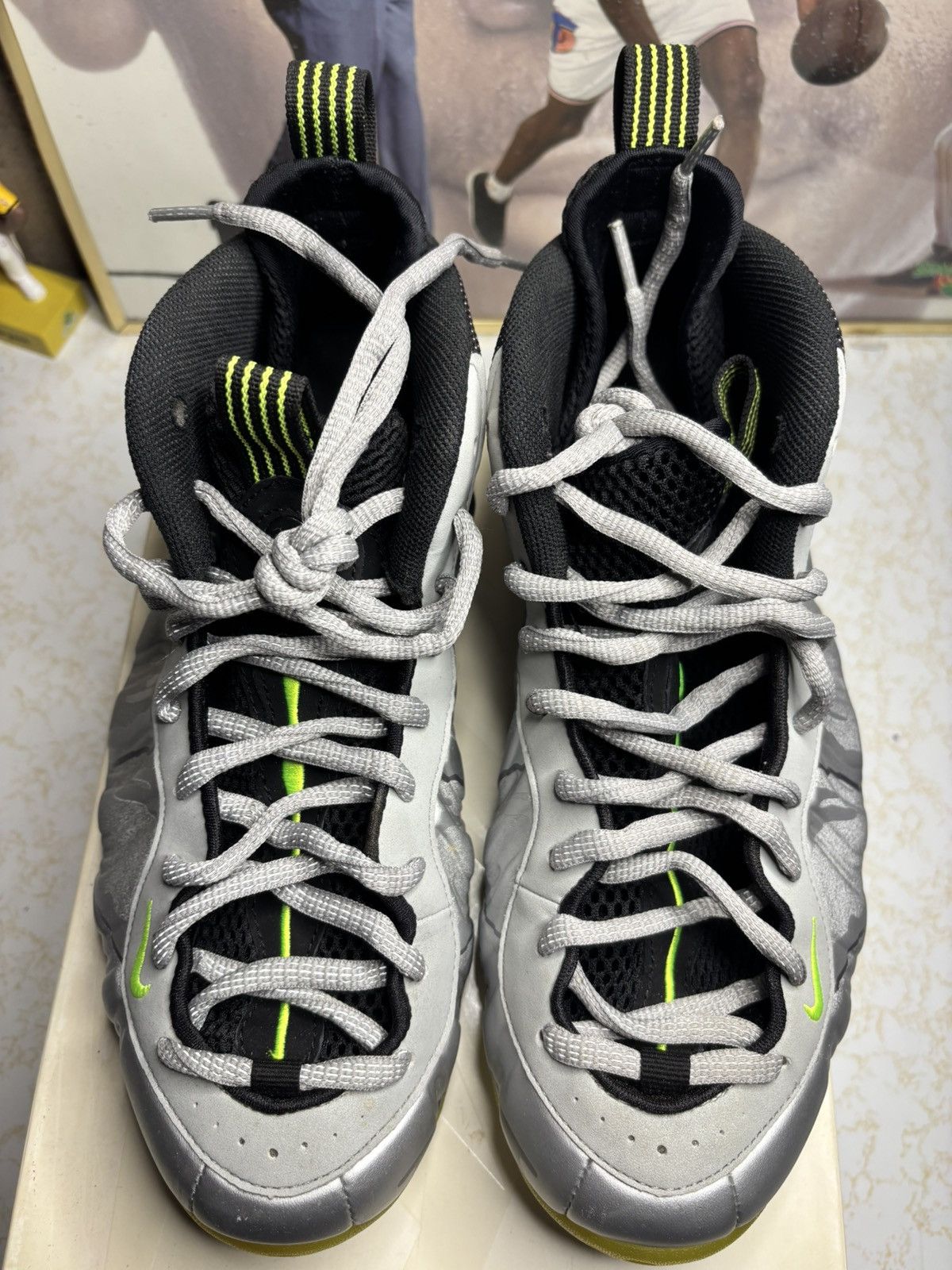 Jordan Brand Nike Foamposite ‘volt’ Size US 10 / EU 43 - 2 Thumbnail