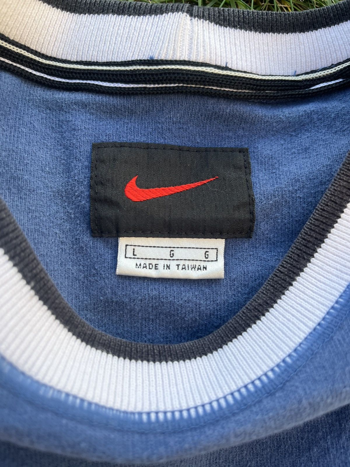 Nike × Vintage *RARE* Vintage Nike thick T Shirt Size US L / EU 52-54 / 3 - 2 Thumbnail