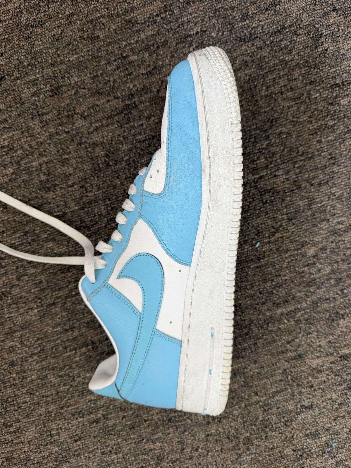 Nike Nike Air Force One Carolina Blue Size US 10 / EU 43 - 4 Thumbnail