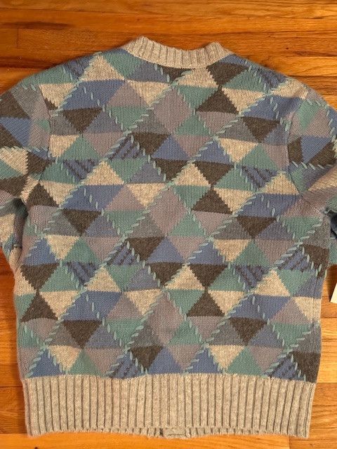 Men's Patchwork Cardigan