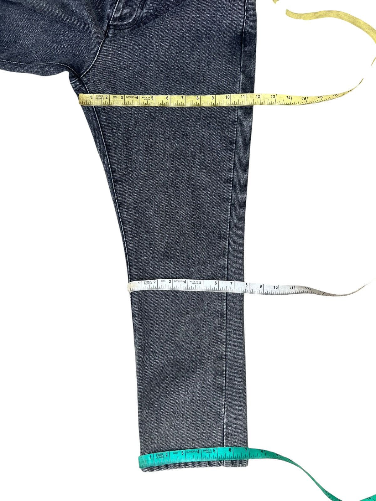 AMI AMI Made in Portugal Black Denim Cropped Jeans Size US 30 / EU 46 - 3 Thumbnail