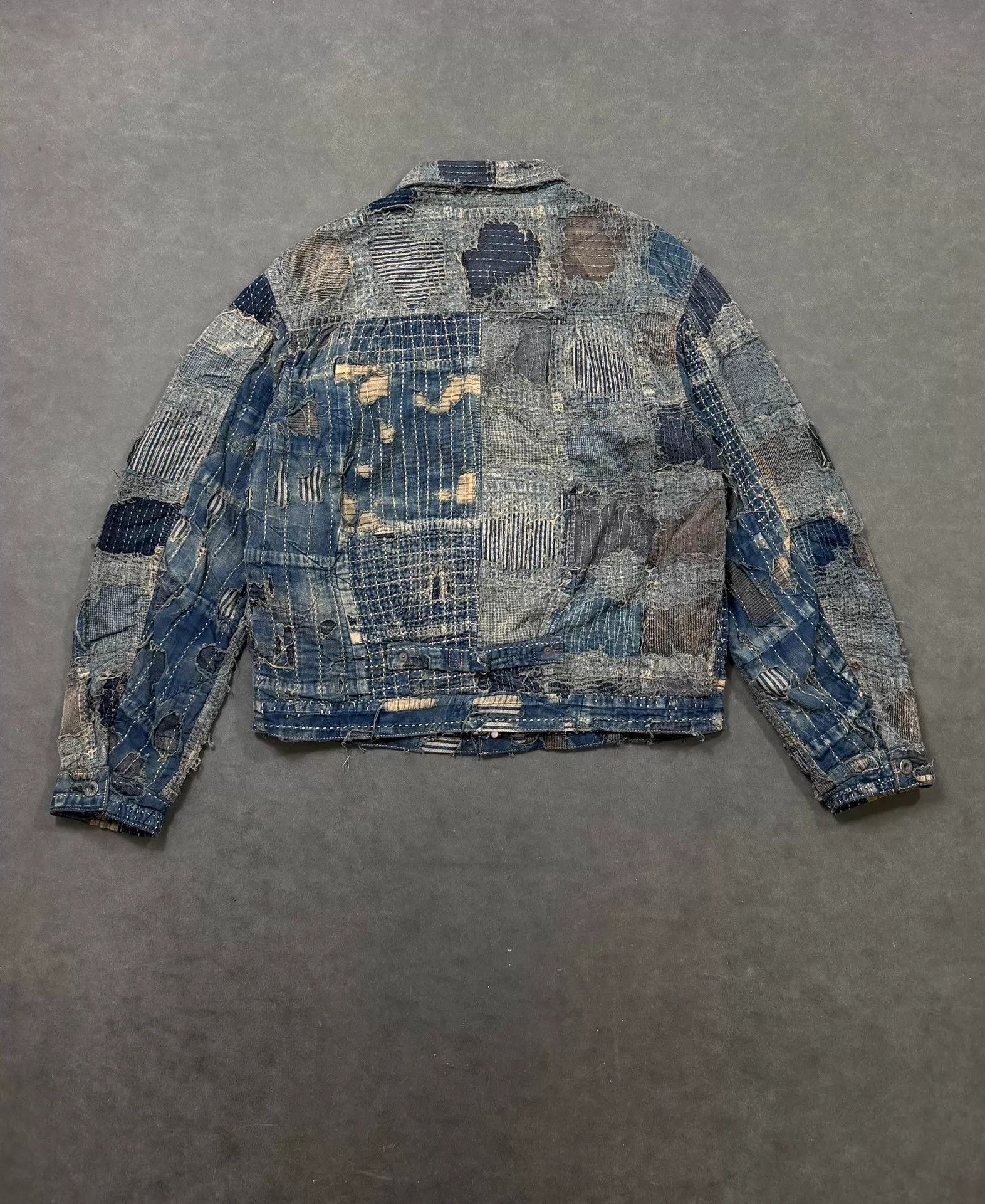 Kapital Kapital Kountry Boro Distressed Denim Jacket 58/50/66 Size US L / EU 52-54 / 3 - 3 Thumbnail