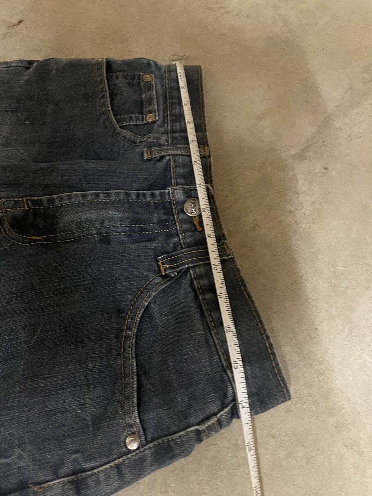 Japanese Brand Vintage Embroidered Japanese Denim Jeans Size 29" - 8 Thumbnail