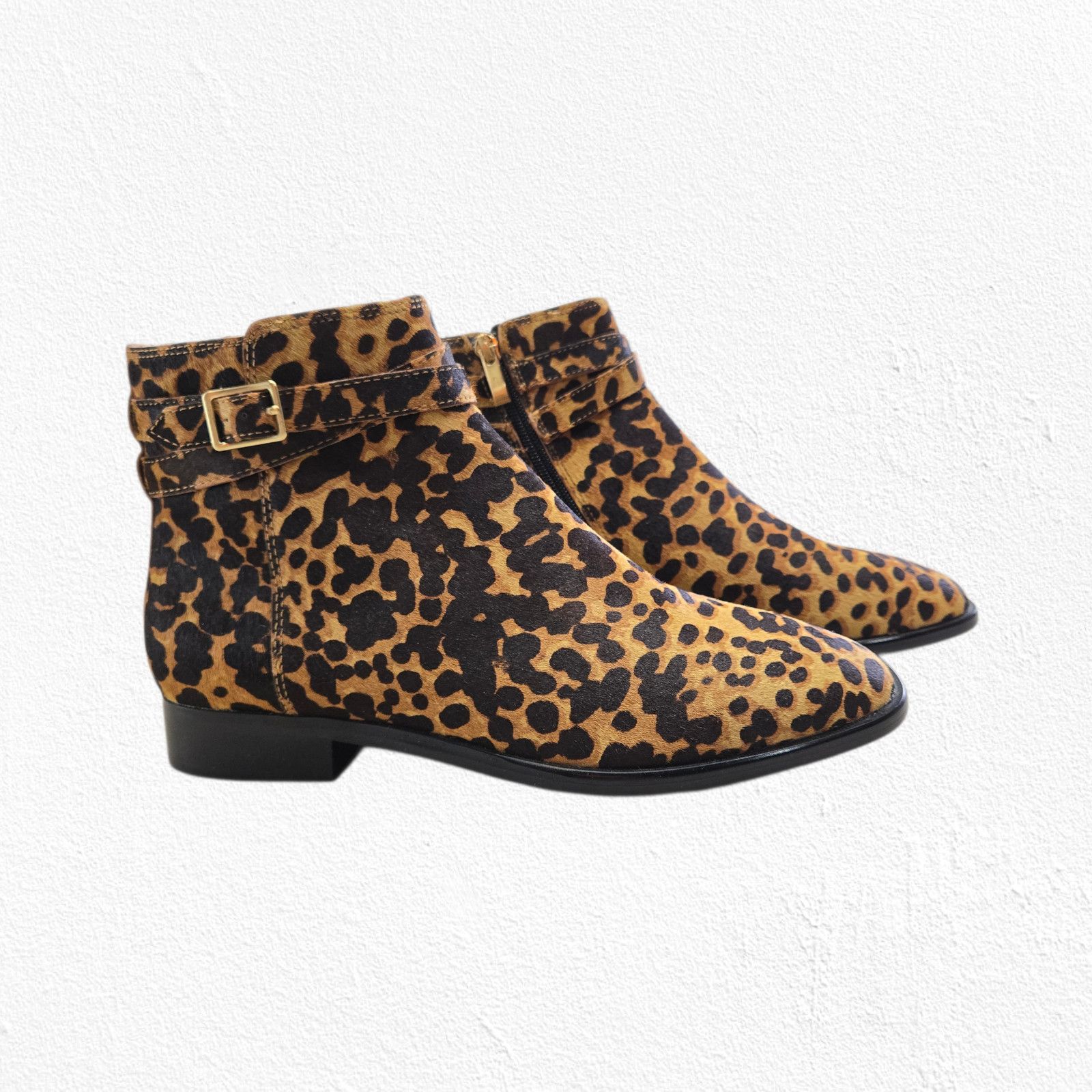 J. Jill J Jill Leopard Haircalf Ankle Boots Size 8 Size US 8 / IT 38 - 2 Thumbnail