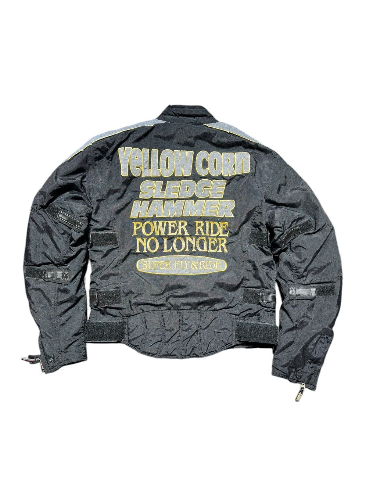 YELLOW CORN Yellow Corn Riding Jacket Embroidered Spell Out Size US L / EU 52-54 / 3 - 5 Thumbnail