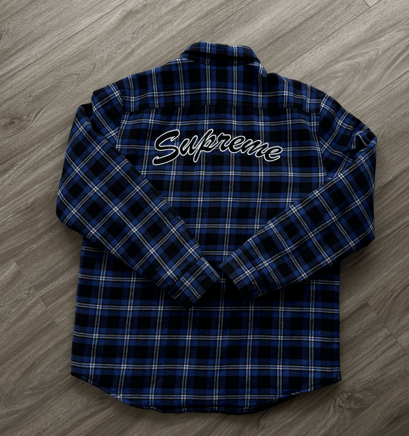 K*R様 Supreme Quilted Arc Logo Flannel Sh Supreme Quilted Arc Logo Flannel Shirt (FW17) - $138