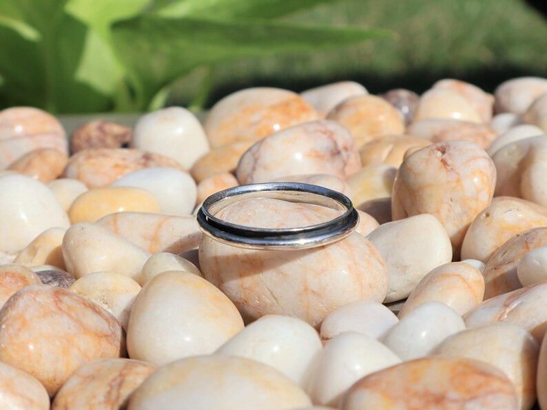 Handmade Spinner Ring, 925 Silver Promise Ring, Handmade Boho Jewelry Size ONE SIZE - 2 Thumbnail