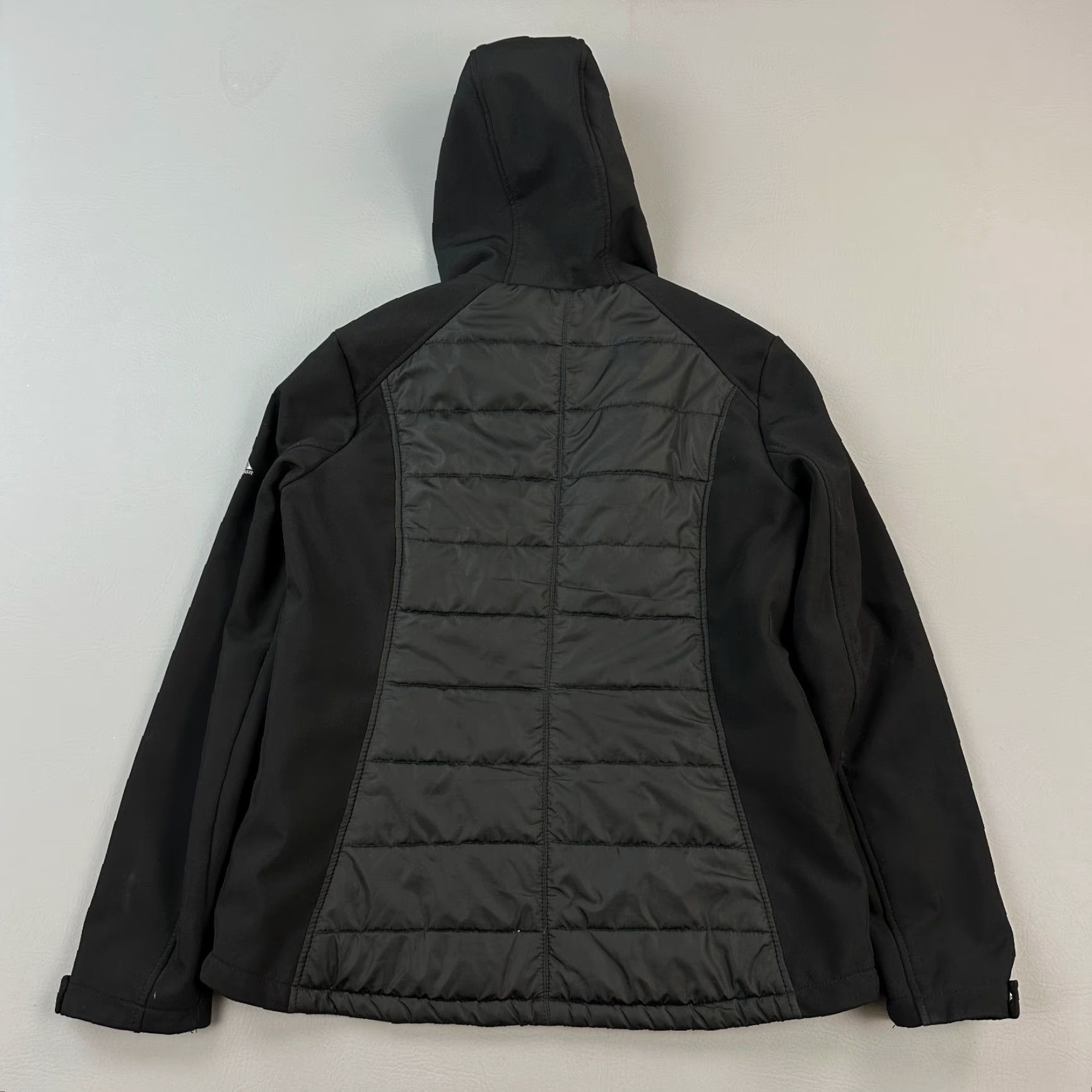 ZeroXposur Zer oXposur Jacket Women's Large Black Hooded Full Zip Softshell Puffer Hybrid Size L / US 10 / IT 46 - 7 Thumbnail
