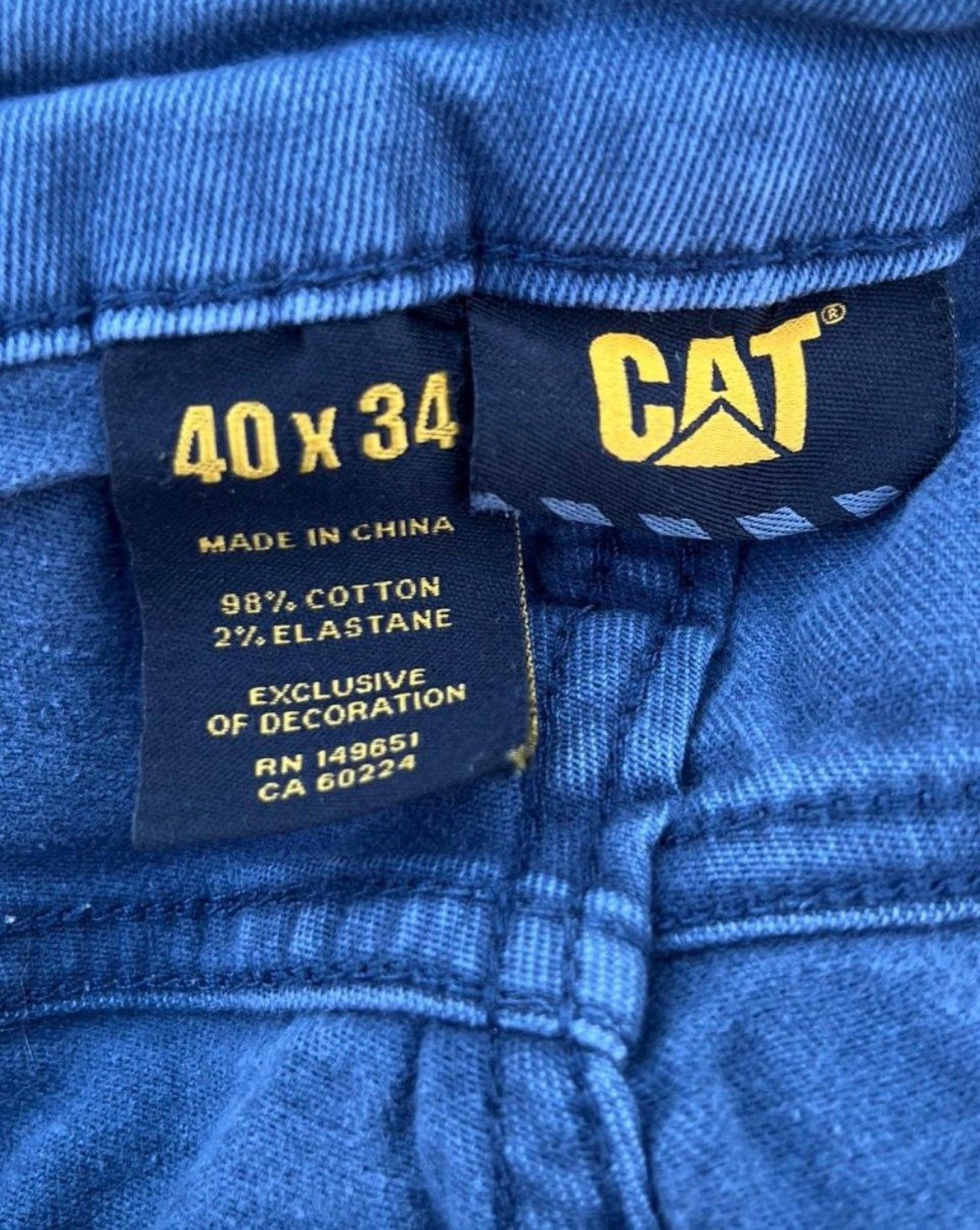 Caterpillar Caterpillar (CAT) Double-Knee Work Pants — Size 40×34 Size US 40 / EU 56 - 7 Thumbnail