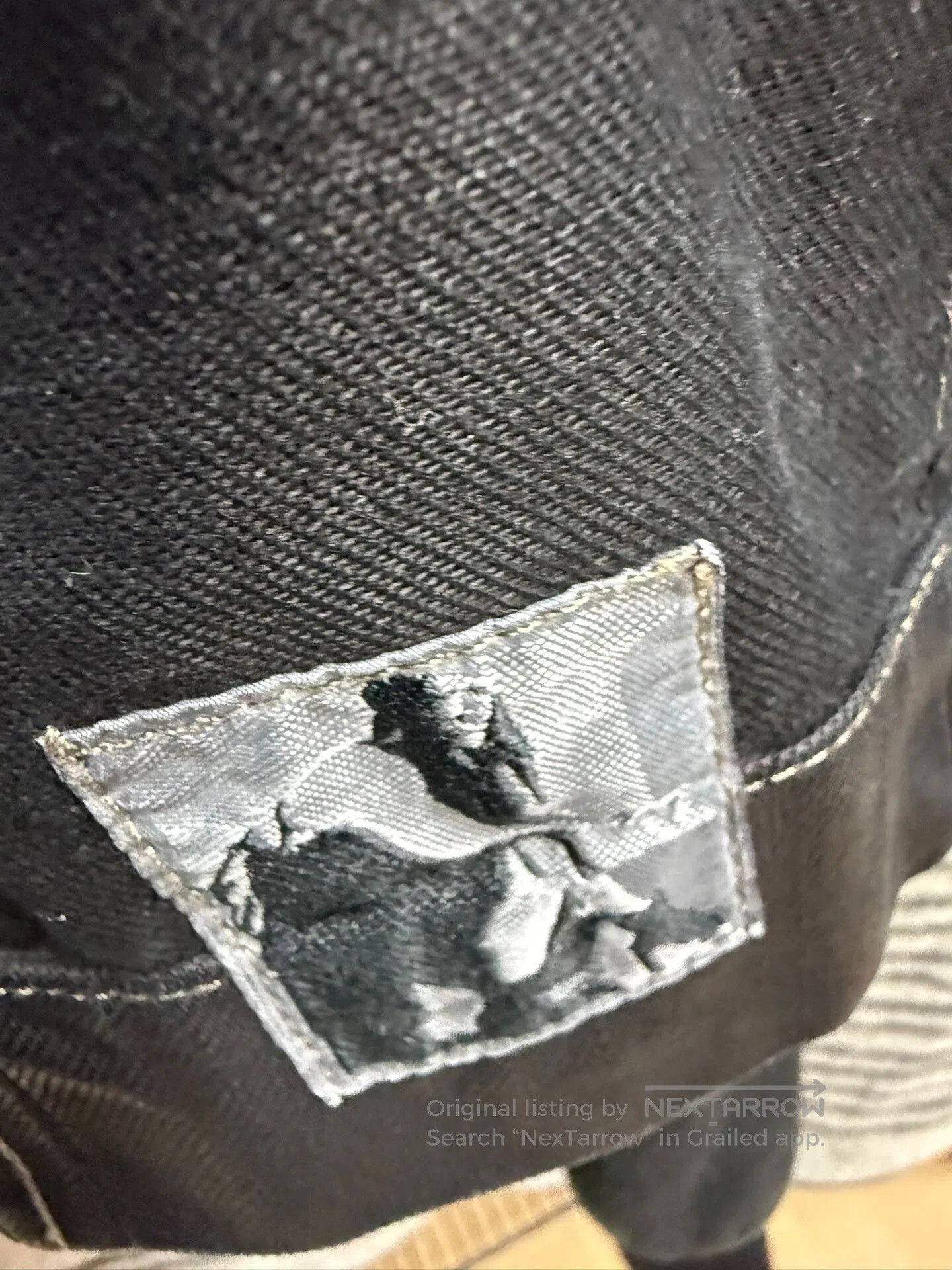 Rick Owens Rick Owens Waxed Denim Distressed Sheepskin Jacket. Size US M / EU 48-50 / 2 - 9 Thumbnail
