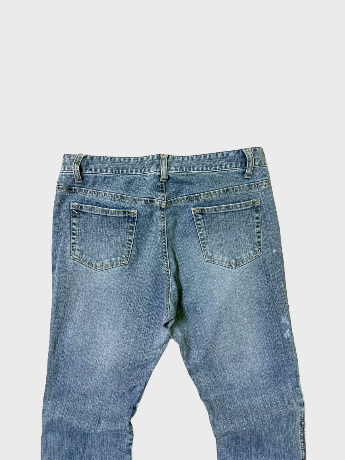 Hysteric Glamour × If Six Was Nine × Japanese Brand Crazy Flared ORIRIN Leopard Reworked Bootcut jeans Size US 28 / EU 44 - 10 Thumbnail