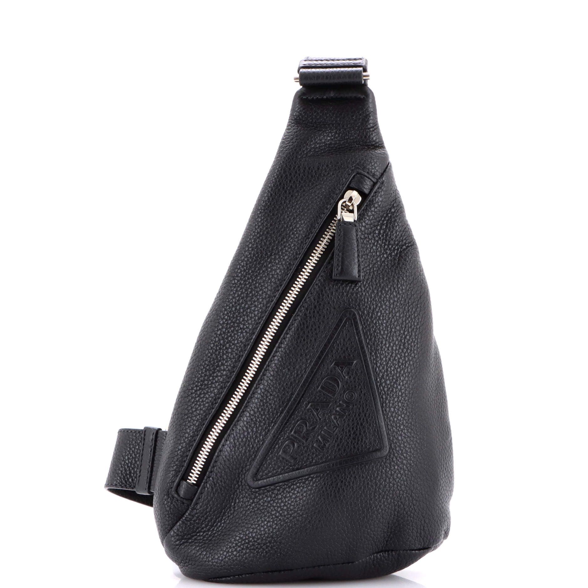 Prada Triangle Logo Sling Bag Size ONE SIZE - 1 Thumbnail