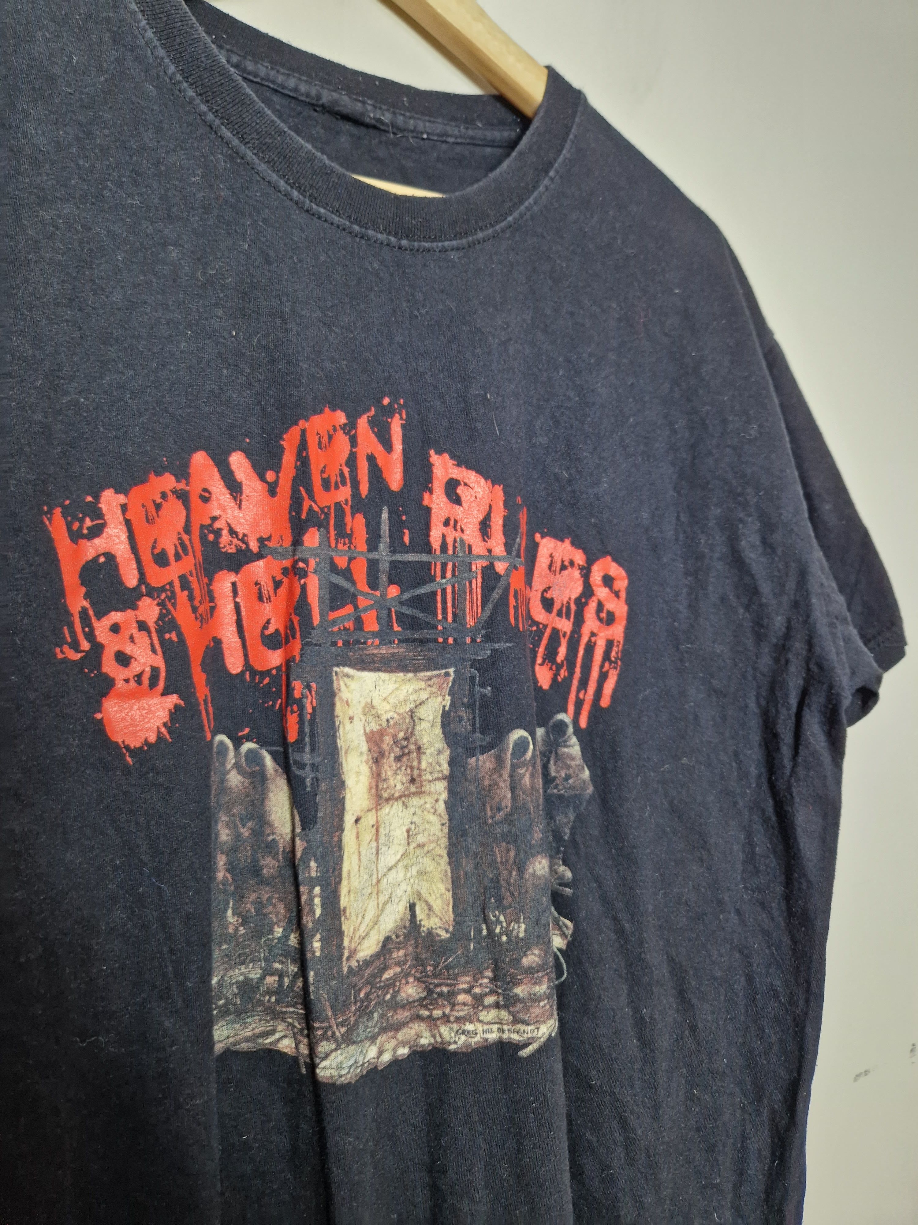 Band Tees Vintage 2007 Black Sabbath Heaven & Hell Tee Ronnie Dio Size US L / EU 52-54 / 3 - 4 Thumbnail