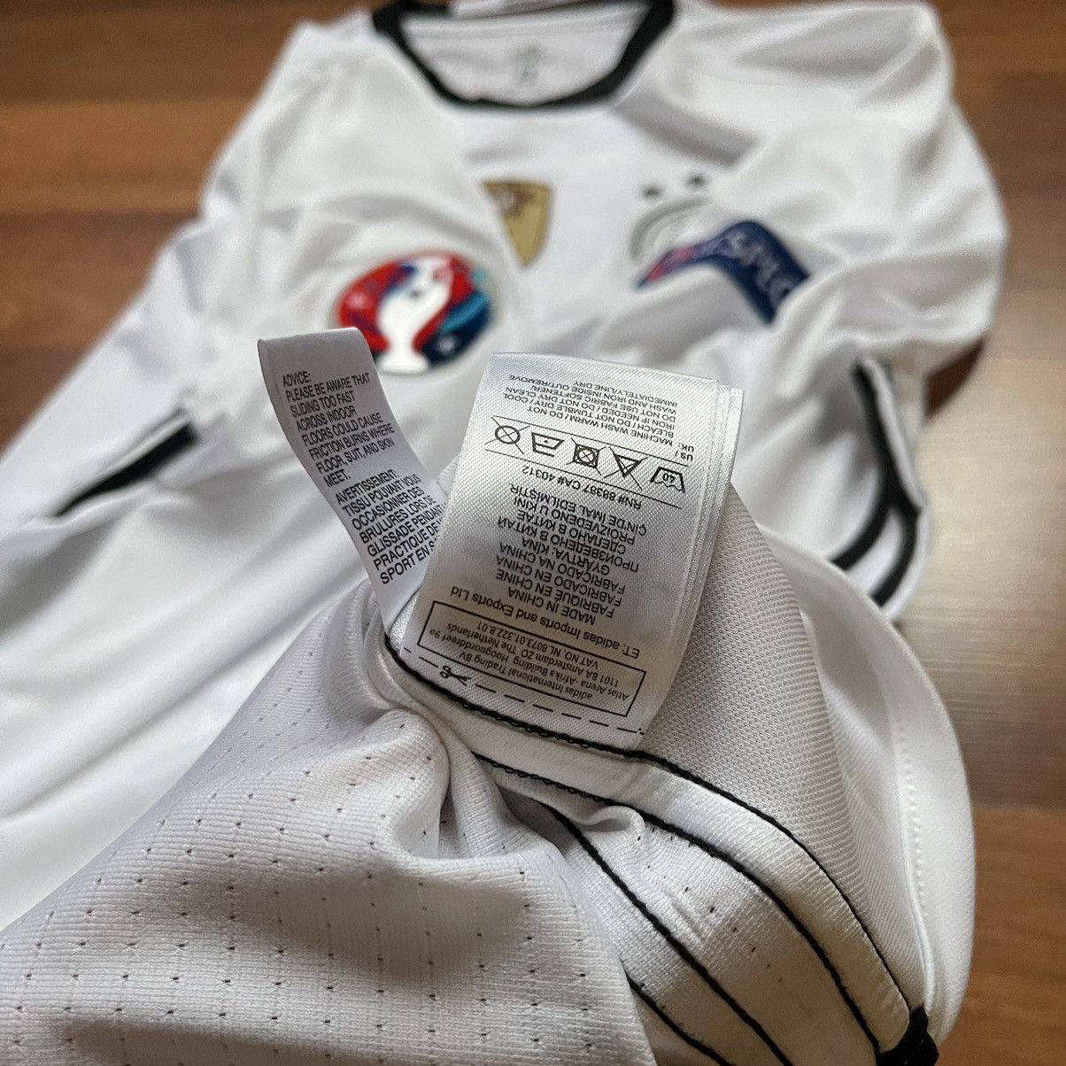 Adidas × Vintage GERMANY ADIDAS ADIZERO 2016 HOME JERSEY #15 WEIGL Size US XL / EU 56 / 4 - 15 Thumbnail