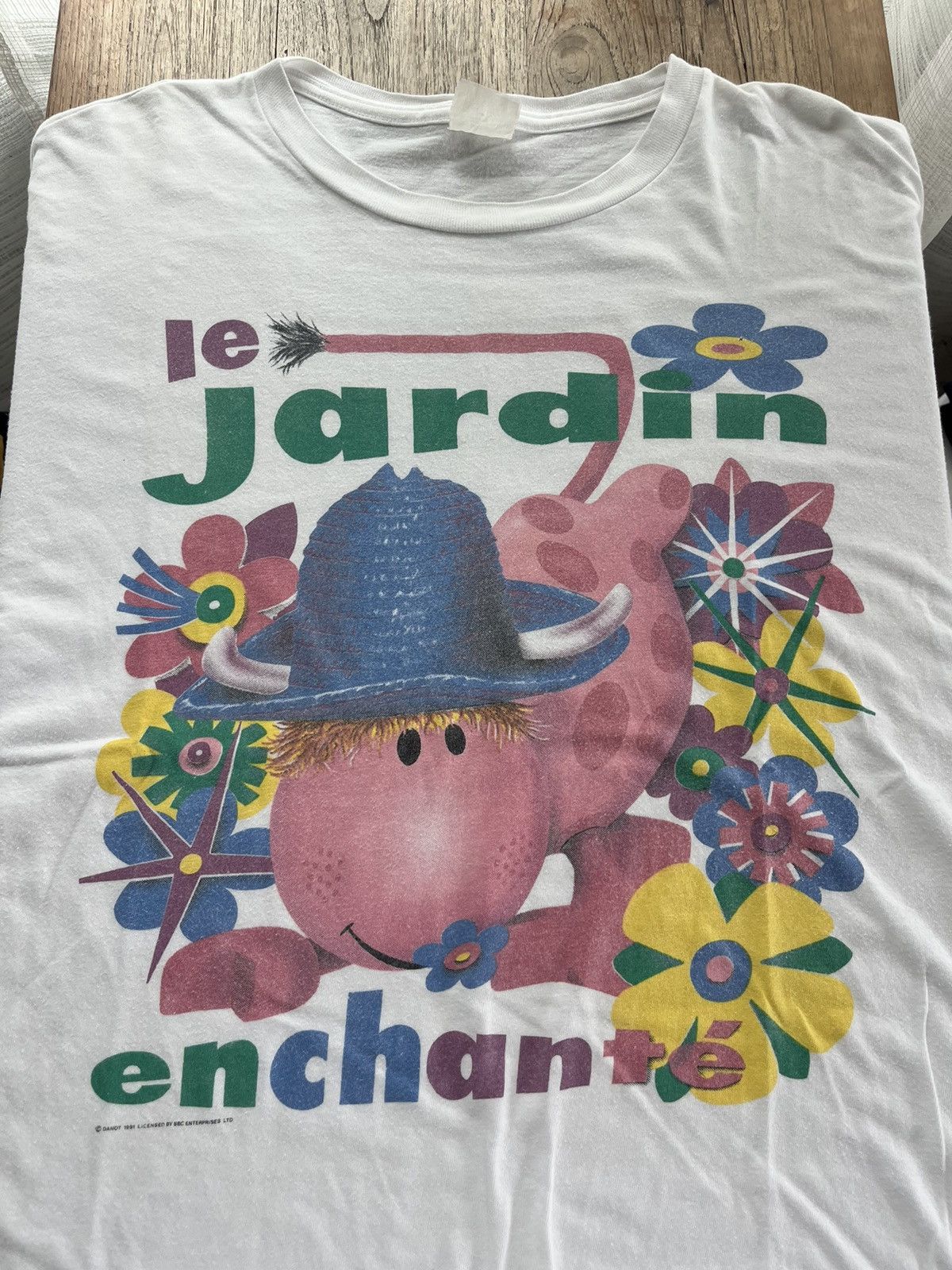 Other Vintage le Jardin enchante Cartoon Kids danot 1991’s BBC Size US XL / EU 56 / 4 - 3 Thumbnail