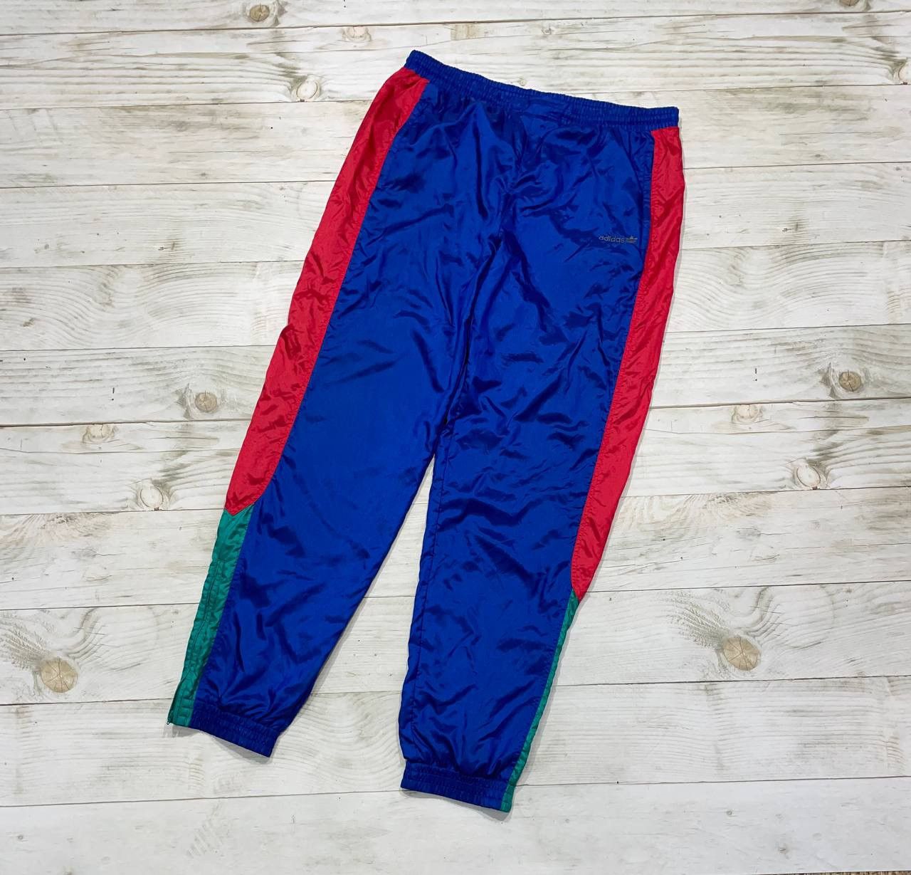 Adidas Vintage Adidas Nylon Tracksuit Jacket Pants Big Logo Size US L / EU 52-54 / 3 - 14 Thumbnail