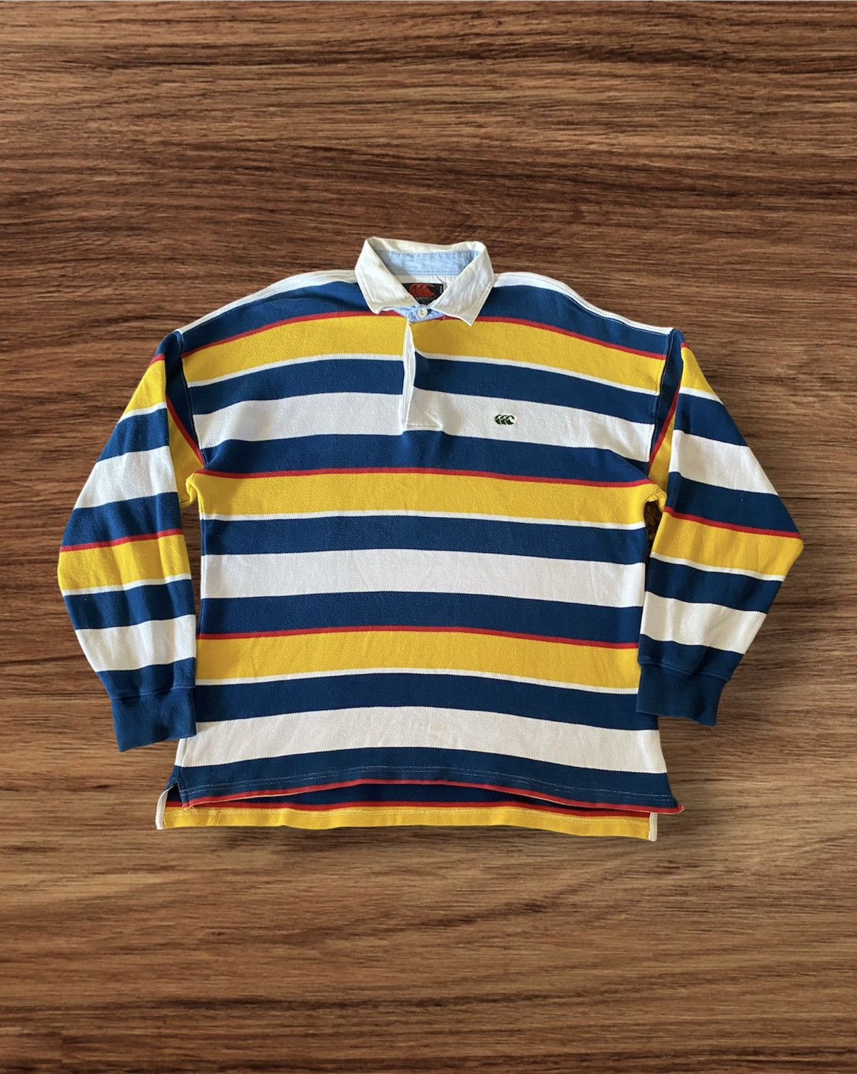 Canterbury of New Zealand Vintage Canterbury Of New Zealand Striped Long Sleeve Size US XL / EU 56 / 4 - 1 Thumbnail