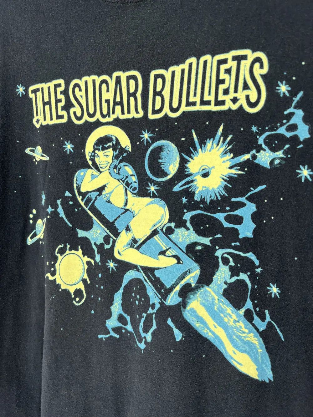Vintage Vintage Y2k The Stranglers " sugar bullets " sexy girl tee Size US L / EU 52-54 / 3 - 6 Thumbnail