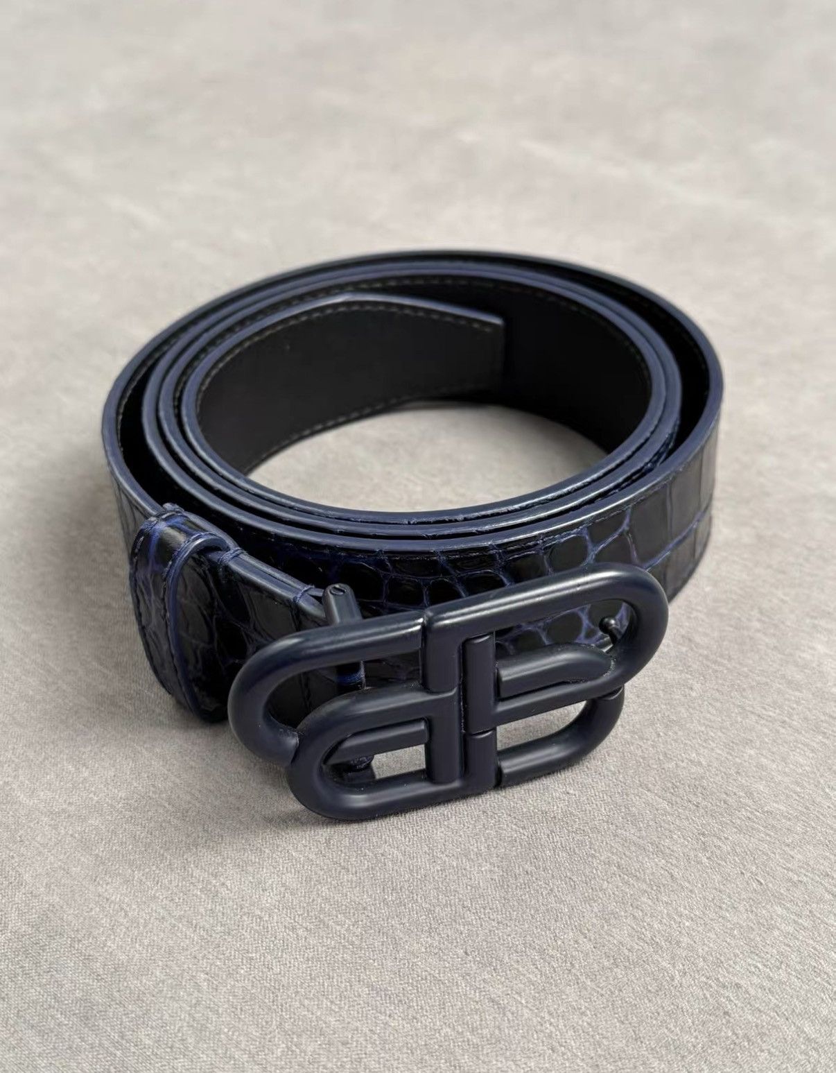Balenciaga Balenciaga Crocodile Pattern Belt Second Hand. | Grailed